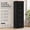Black, variant on Cube Storage Organizer Shelf with 6 Printed Bins and Labels, Adjustable Modular Cubby Storage, Large Capacity Shelves for Closet, Living Room, Dorm, Yarn Storage