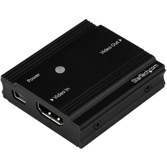 StarTech.com 115 ft. (35 m) 4K HDMI Extender - HDMI Extender - Up To 4K60 - Amplifier/Booster - HDMI to HDMI Booster (HDBOOST4K)