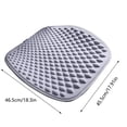 thumbnail image 3 of Cojín de gel para silla de coche | Almohadilla fría transpirable para alivio de presión | Soporte ergonómico para el coxis y la columna vertebral | Funda antideslizante lavable a máquina | Grande, 3 of 8