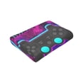 thumbnail image 5 of Flame Game Controller Throw Blanket, Fluffy Soft Cozy Blanket Flannel Plush Microfiber Couch Throw, 40"x30", 5 of 8