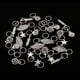 thumbnail image 4 of 35pcs de cabellero s de Clips de Bucles para ello Accesorios de 6 - Aleación Concha de Estrella Hoja Lazos Flor Yuyangstore anillos de la trenza del pelo de las mujeres a granel, 4 of 8