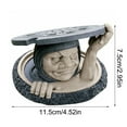 thumbnail image 3 of Garden Statue Decoration Under Residents - Desktop Ornament - Plastic Decorative Statues, 3 of 8