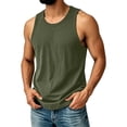 thumbnail image 2 of HAJWOH Mens Tank Tops S Summer Beach Vacation Sleeveless Shirt Muscle Gym Workout Athletic Tank Tops, 2 of 5