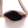 thumbnail image 6 of MKF Collection Kenya Crossbody Shoulder Women’s Bag Stylish Vegan Leather with Gold-Tone Accents by Mia K. - Rose, 6 of 7