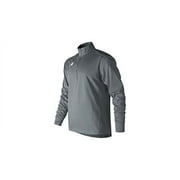New Balance Men's Lightweight Half Zip Pullover Active Shirt (Gun Metal, 2XL)