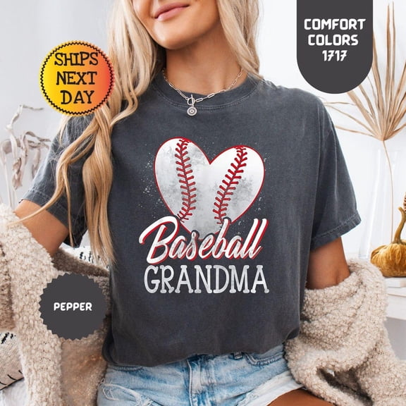 Baseball Grandma Shirt, Baseball Grandma Heart Shirt, Sports Grandma Shirt, Baseball Grandma Gift, Gameday Baseball Tee Unisex S-5XL Hot Trending Shirt, Vintage Birthday Gift