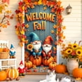 thumbnail image 3 of Large Fall Door Cover Decorations Fall Door Banner for Front Door Realistic Sunflower Maple Leaves Pumpkin Door Hanging Sign Autumn Harvest Backdrop Background for Thanksgiving Holiday Party Supplies, 3 of 6