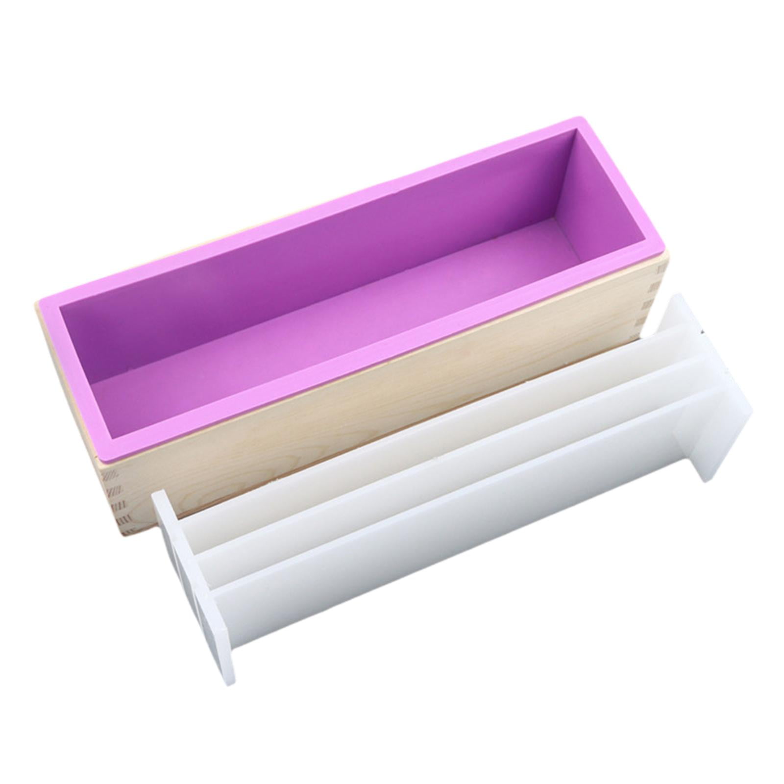 1200ml Silicone with Separated Rectangular Soap Making for Chocolate, Toast, Resin Crafts, DIY Supplies, Baking Accessories