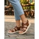thumbnail image 3 of Sandalias Mujer Casuales Piel Vacuno de Broche Versatil para Playa Huarache Para Diario, 3 of 6