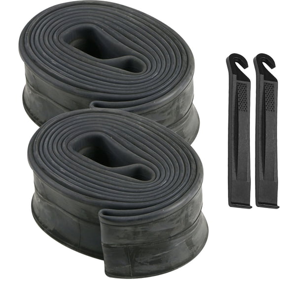2 Pack 20" inch Inner Bike Tube 20x2.125/2.40 Heavy Duty Bicycle Tube with 2 Tire Levers 32mm Schrader Valve