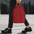 thumbnail image 2 of Easygdp Vintage Burgundy Mochila Ligera de 15 Pulgadas para Estudiantes, Mochila Cómoda para la Escuela y Viajes, Correas Ajustables, 2 of 6