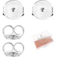 thumbnail image 1 of wqlpp-925 Earring Backs Sterling Silver Earring Backs (9.2mm, 2 Pairs), 1 of 4