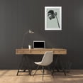 thumbnail image 3 of 1x Studio III 17x24 White Modern Wood Framed Museum Art Print Titled - Monstera Teal 02, 3 of 4