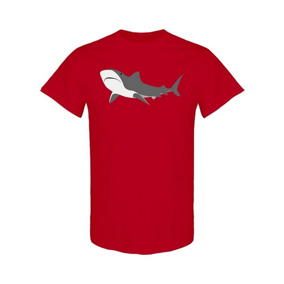 Tiger Shark Design T-Shirt Men -Image by Shutterstock, Male XX-Large