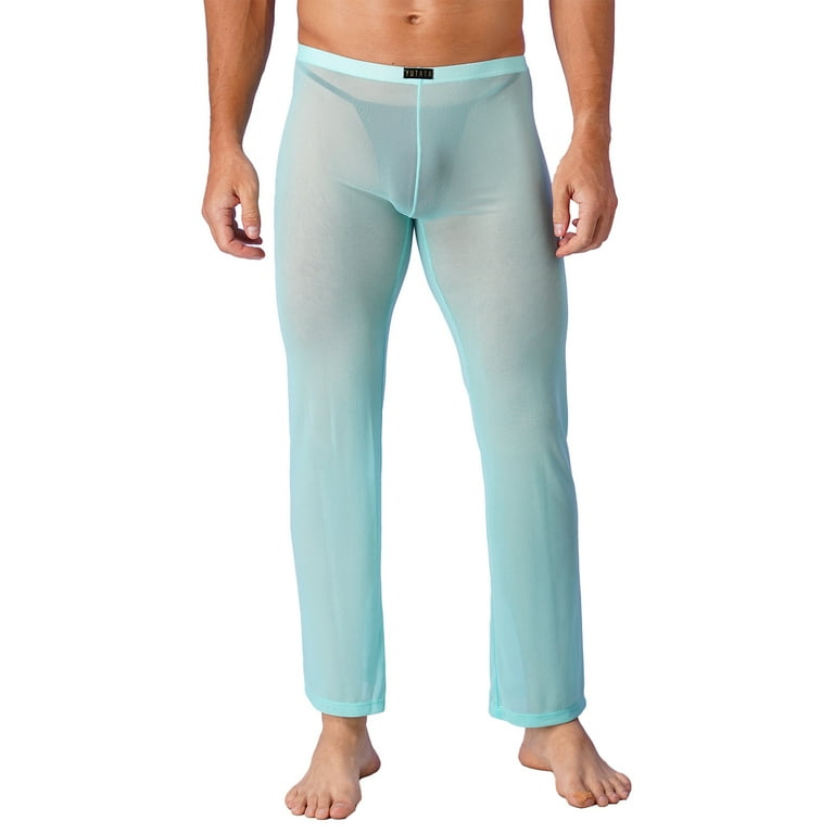 Mens see through lounge pants sale