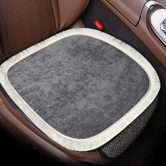Uklsqma Coussin de Siège de Voiture Zzr241046238 / Tissu Polyester Doux Respirant / Fond en Silicone Antidérapant / Support Ergonomique en Éponge Haute Élasticité / Chaud en Hiver Respirant pour Toutes les Saisons