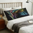 thumbnail image 5 of Bixox Dragon with Colorful Tail Print Body Pillow Cover with Zipper Closure, Cozy Fuzzy Fleece Body Pillow Case Cover 20 x 54 Inches,Long Body Pillow Pillowcase, 5 of 6