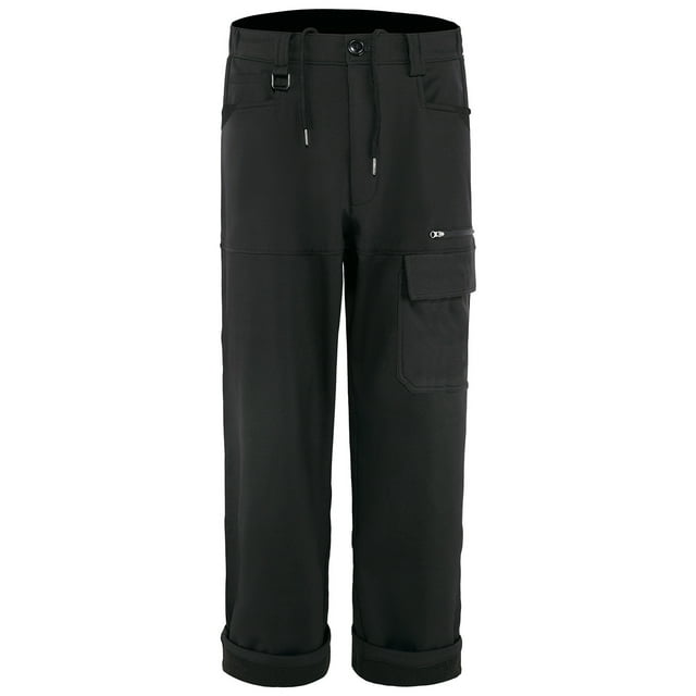 CEHVOM Men's Plus Velvet Padded Outdoor Mountaineering Water Repellent Multi-pocket