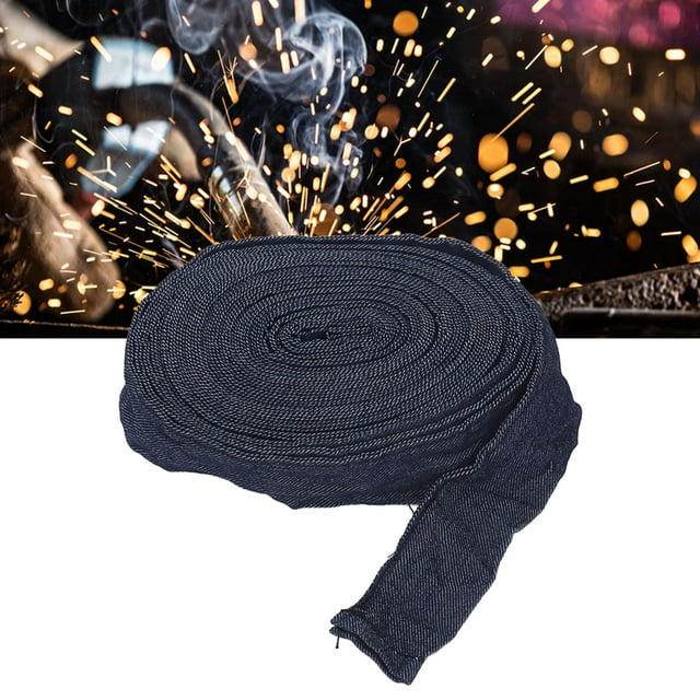 Vaina Protectora, 24,6 Pies Retardante Longitud Larga Vida de Soldadura Cubierta de Cable de la Antorcha Flexible para Mangueras de Antorcha