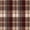 Color 1 - Brown Plaid, variant on Personalized Thanksgiving Turkey Plaid Pajama Set, Custom Name Autumn 2-Piece Long Sleeve Top and Pants, Cute Fall Plaid Sleepwear