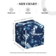 thumbnail image 4 of Fotbe Blue Bus Porta Pañuelos Decorativo de Cuero, Caja Cuadrada Moderna para Pañuelos Faciales, Organizador y Dispensador 5x5x5'', 4 of 7