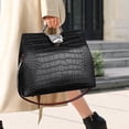 thumbnail image 5 of Women's Handbag Texture Crocodile Pattern Women's Handbag Large Capacity Middle-aged Mother's Bag, 5 of 6