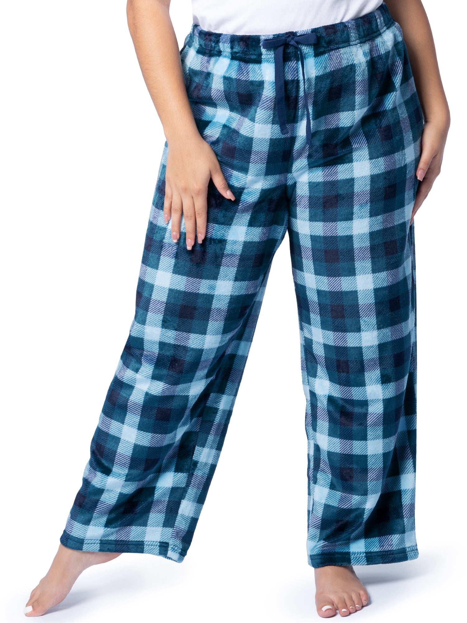Fruit of the Loom Women's Beyond Soft Long Sleeve Top & Fleece Bottom Pajama Set, Sizes S-4X