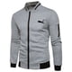 thumbnail image 4 of Cárdigan informal holgado con cremallera para hombre, ropa deportiva sencilla con estampado, ideal para exteriores, béisbol y golf, primavera y otoño, 4 of 4