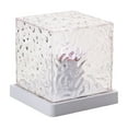thumbnail image 2 of BotaniNest Square Water Ripple Ambient Night Light For Bedroom Modern Minimalist Design Soft Glow Lamp, 2 of 6