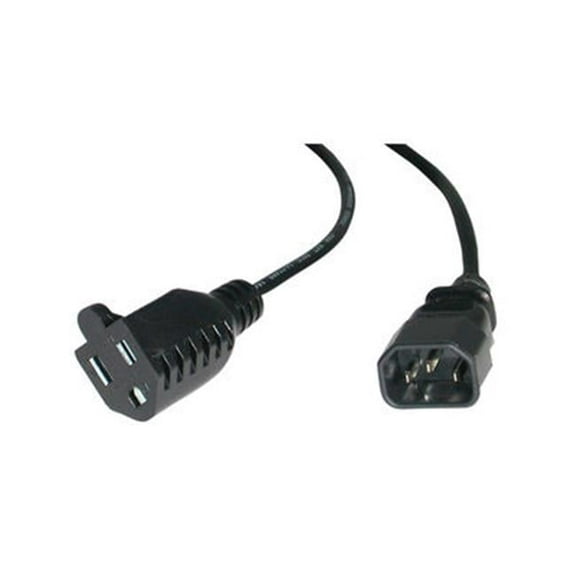 3Ft Monitor Power Adapter Cable Nema 5-15R To Iec320C14