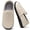 Beige, variant on Women's House Slippers Closed Back Memory Foam Indoor Shoes