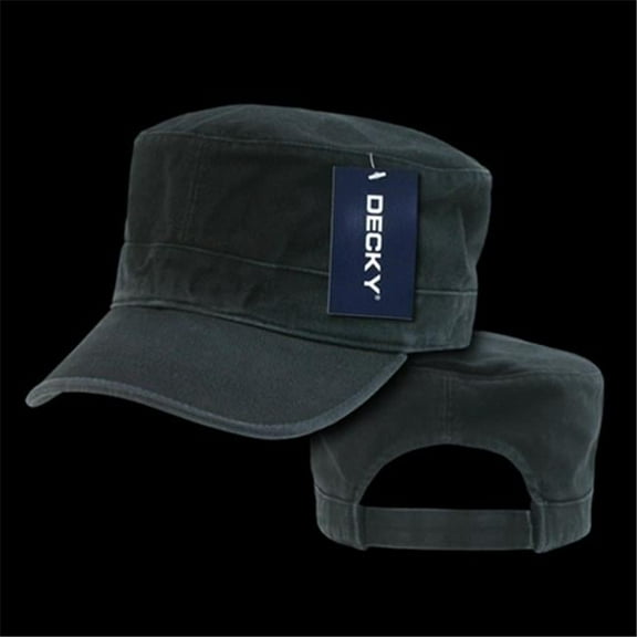 Decky Washed GI Cap, Black