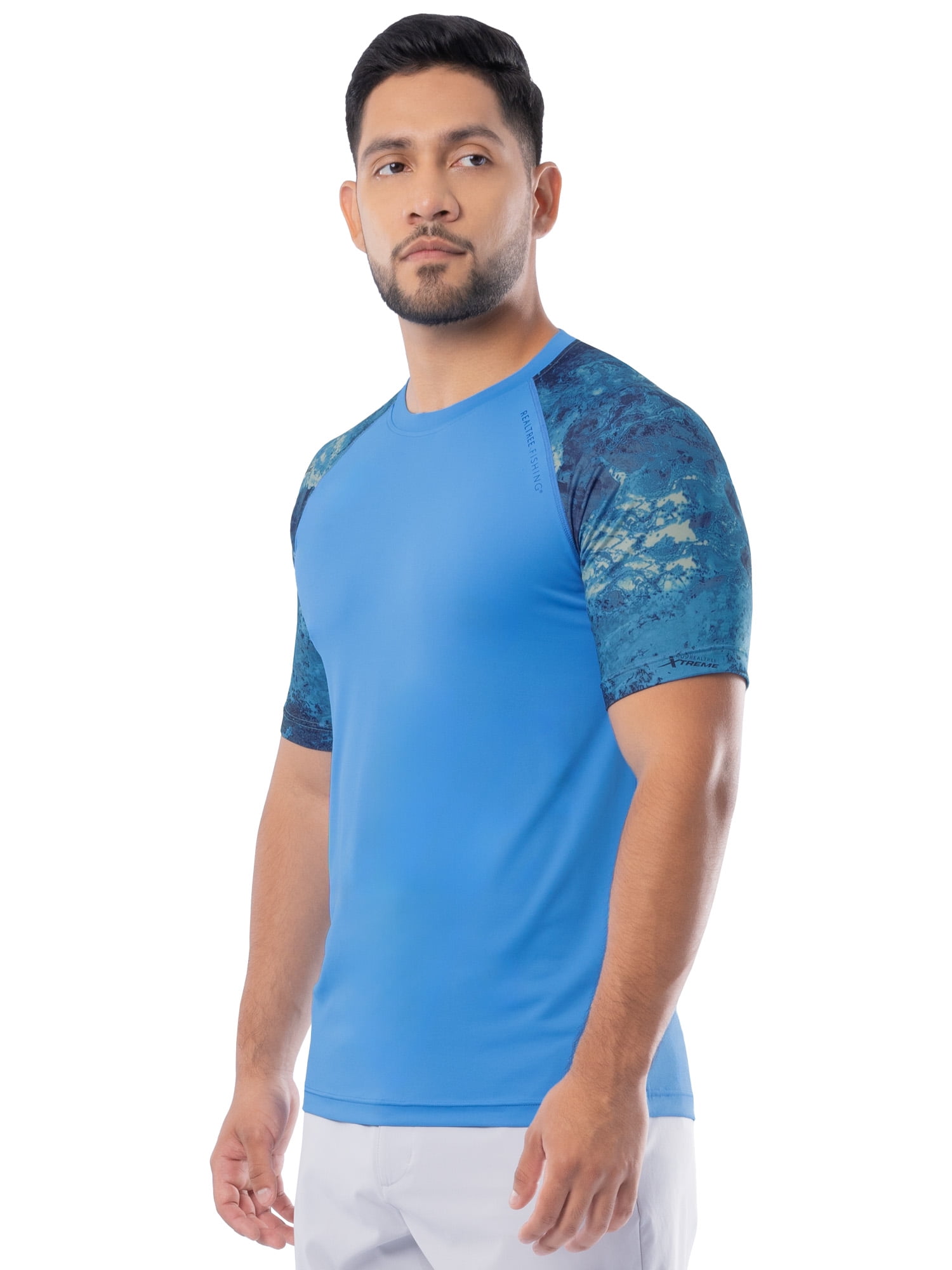 Realtree Men's Short Sleeve Performance UPF 30 Fishing Shirt, Size S-3XL