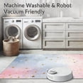 thumbnail image 5 of ODIKA 8'x10' Machine Washable Non-Slip Area Rug, Whimsical Pastel Galaxy Fantasy Pink High Traffic Rug, Pink, 125799, 5 of 7