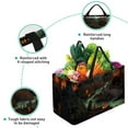 thumbnail image 3 of Halloween Cemetery Large Capacity Reusable Shopping Basket Oxford Cloth Picnic Basket Cube Organizer Foldable Bag, 3 of 7
