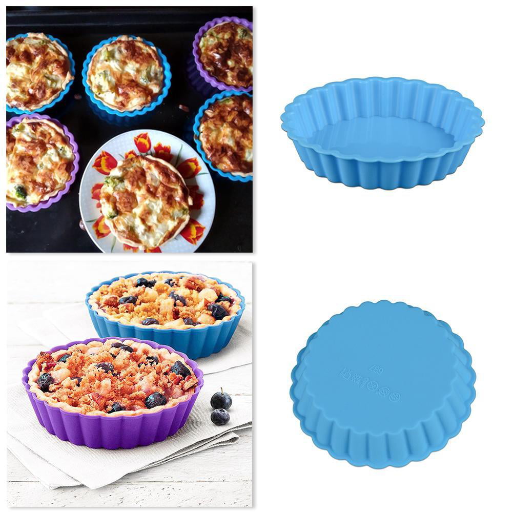 Details about   Silicone Cake Molds Round Bakeware Pizza Pan Non-stick DIY Baking Tray Cake Mold 
