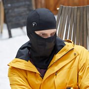 Athletin Thermal Balaclava Ski Mask, Windproof Winter Face Mask, Black