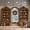 Brown, variant on Gingerbread Christmas Photo Backdrop 5X3ft, Winter Xmas House Background,Candy Land Wonderland Snowy Gingerbread Man Carousel Banner for Kids Holiday Party Photography Studio Decor