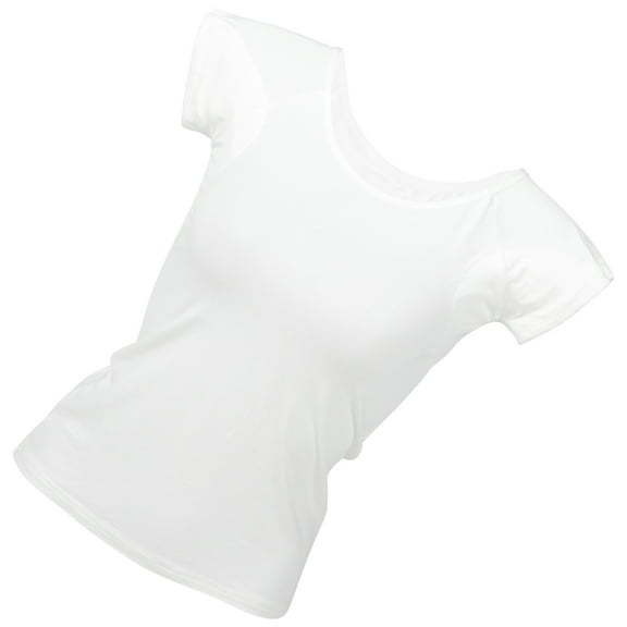 PTOOTP Women's Short Sleeve T-Shirt Breathable Sweat Absorption White Outdoor Activewear Top