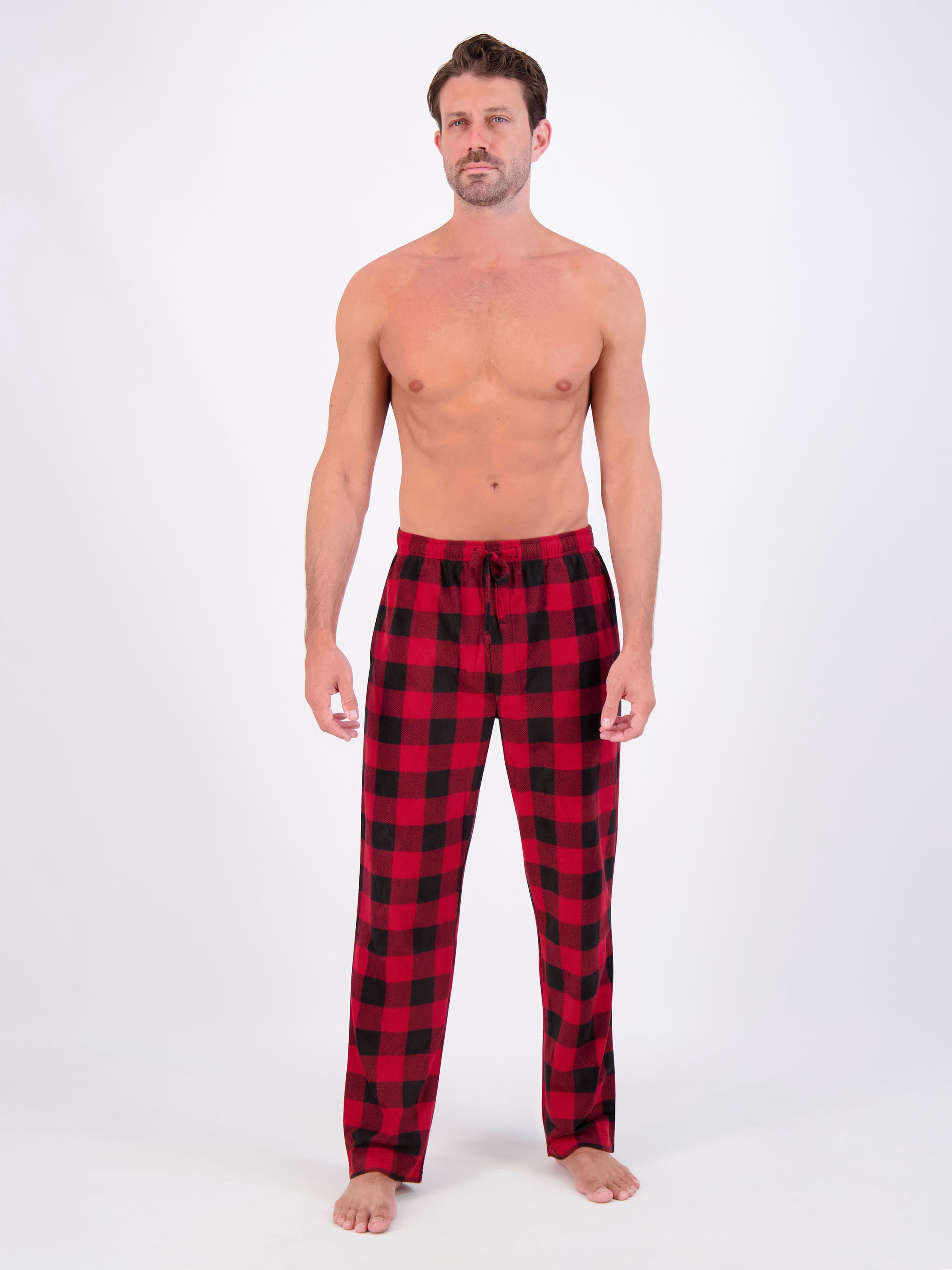 Hanes Men's Cozy Microfleece Pajama Sleep Pants, 2-Pack, Sizes S-2XL
