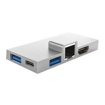USB-C Docking Station for Surface Pro 8/9/X - 7-in-1 Hub with RJ45, PD 100W, and 4K HDMI-compatible Output