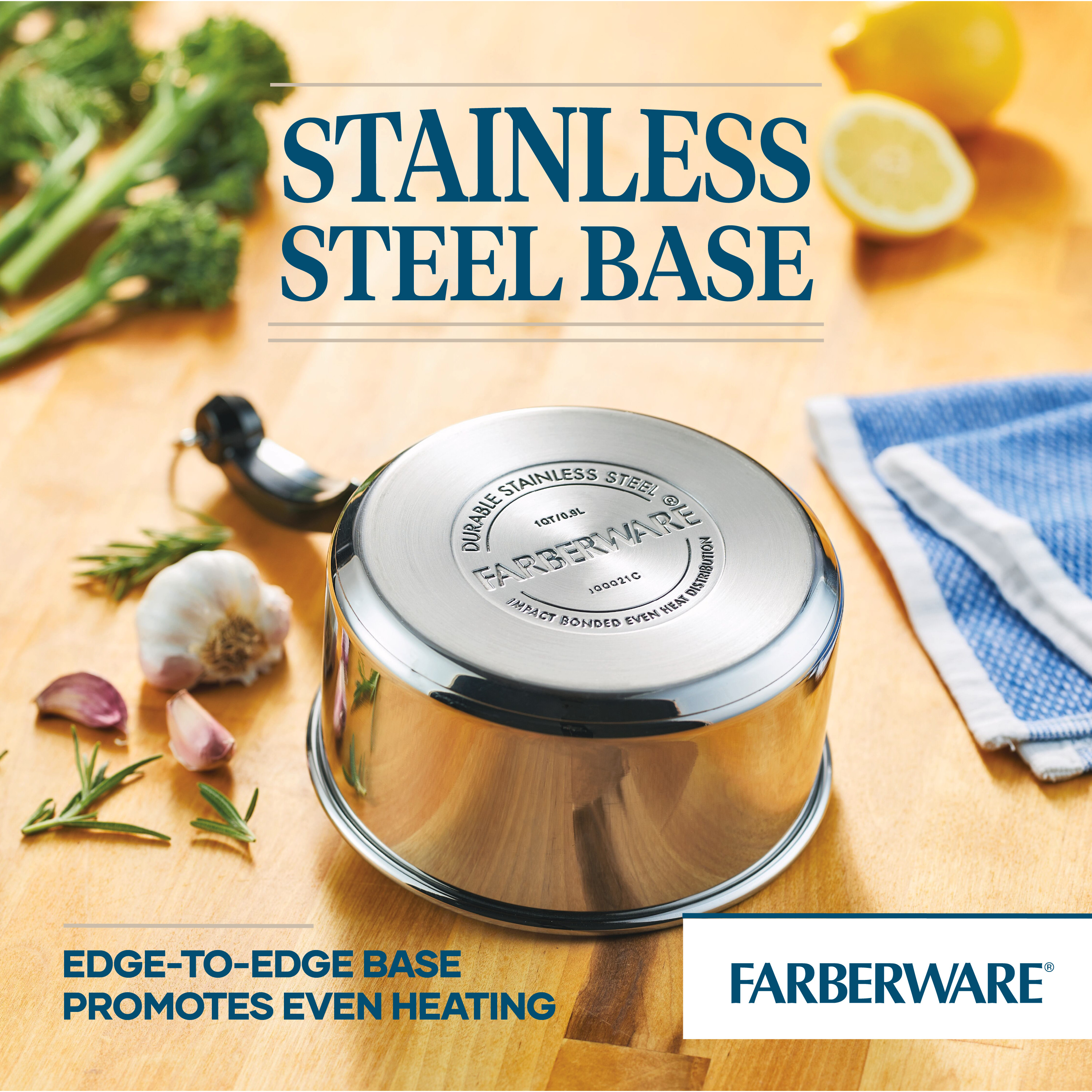 Farberware Classic Series 1-Quart Stainless Steel Saucepan photo 6