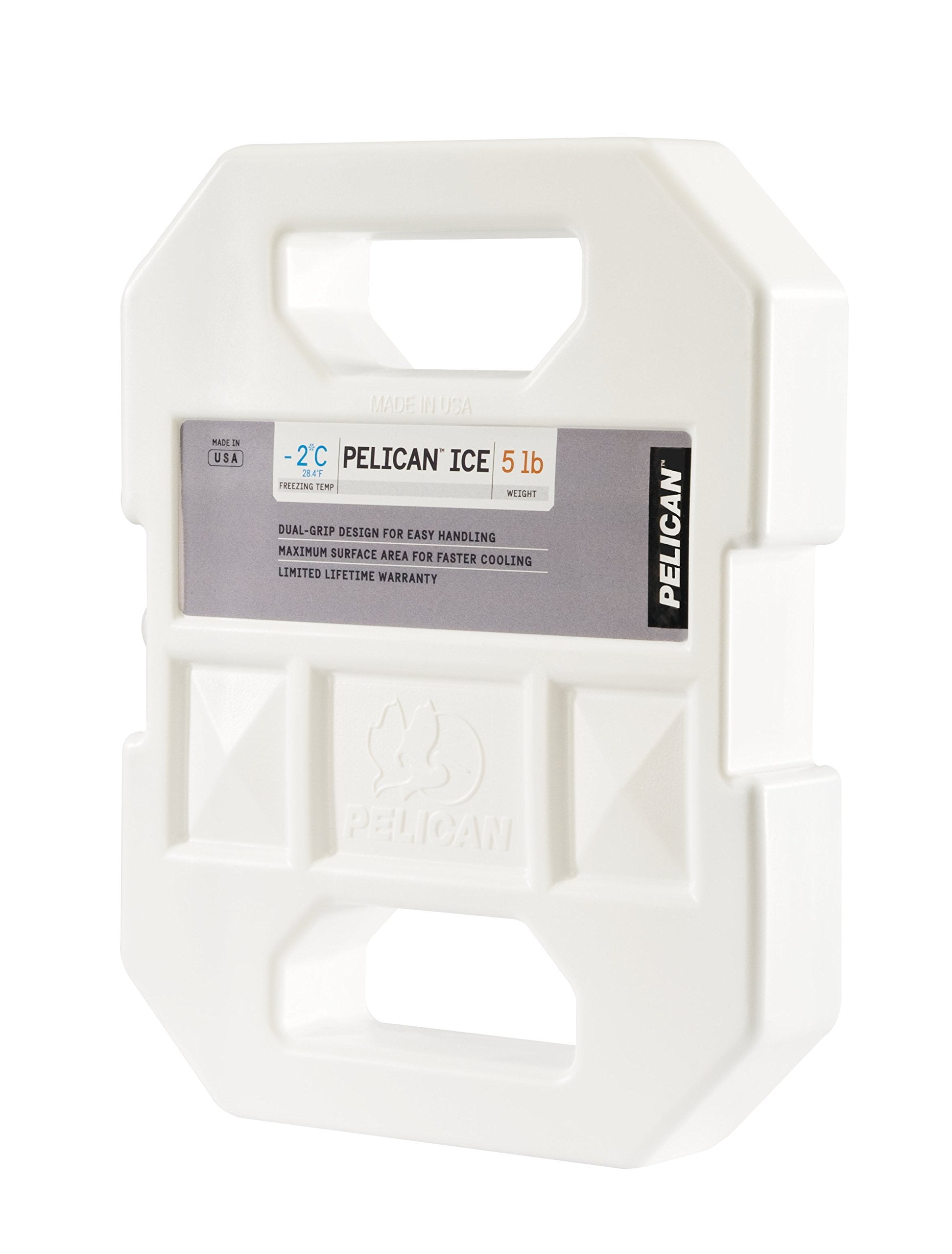 Pelican Cooler 5lb Ice Pack White PI-5LB-BLU — Residential Use, Standard Application