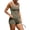 grey, variant on Women's Tennis Dress with Built-in Shorts and Pockets, Square Neck Sleeveless Athletic Golf Workout Dress for Summer