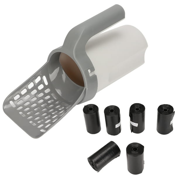 Pala para arena para gatos integrada, pala para arena para gatos, pala para arena para gatos desmontable, pala para arena para mascotas, tecnología avanzada Jadeshay A
