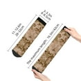 thumbnail image 3 of Adult Quarter Ankle Socks Desert Camouflage Cushion Ventilation Sports Socks, 3 of 7