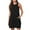 Black2, variant on Women's Summer Casual T Shirt Dresses Short Sleeve Mini Dress with Pockets Women Crew Neck Swing Short Dresses