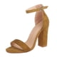 thumbnail image 2 of Zapatos de verano para mujer Correa con hebilla Tacones cuadrados Punta abierta Sandalias transpirables Zapatos de fiesta Wmkox8yii  hfjk1588, 2 of 7
