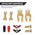 thumbnail image 2 of GHSDFBB Car Battery Terminal Connector, Pure Copper Cable End Top Post Clip Positive and Negative Pole, Applicable to Automobile, Truck, RV and Yacht Accessories, 2 of 7