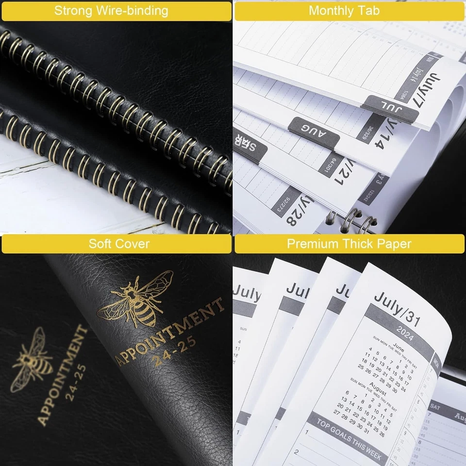 2024-2025 Appointment Book/Planner - Weekly Jul.2024 - Jun.2025, 8.26"X 10.7", D